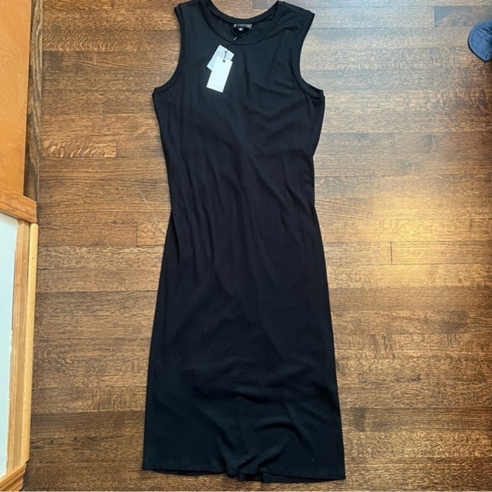 Bobeau size 1X black sleeveless bodycon dress